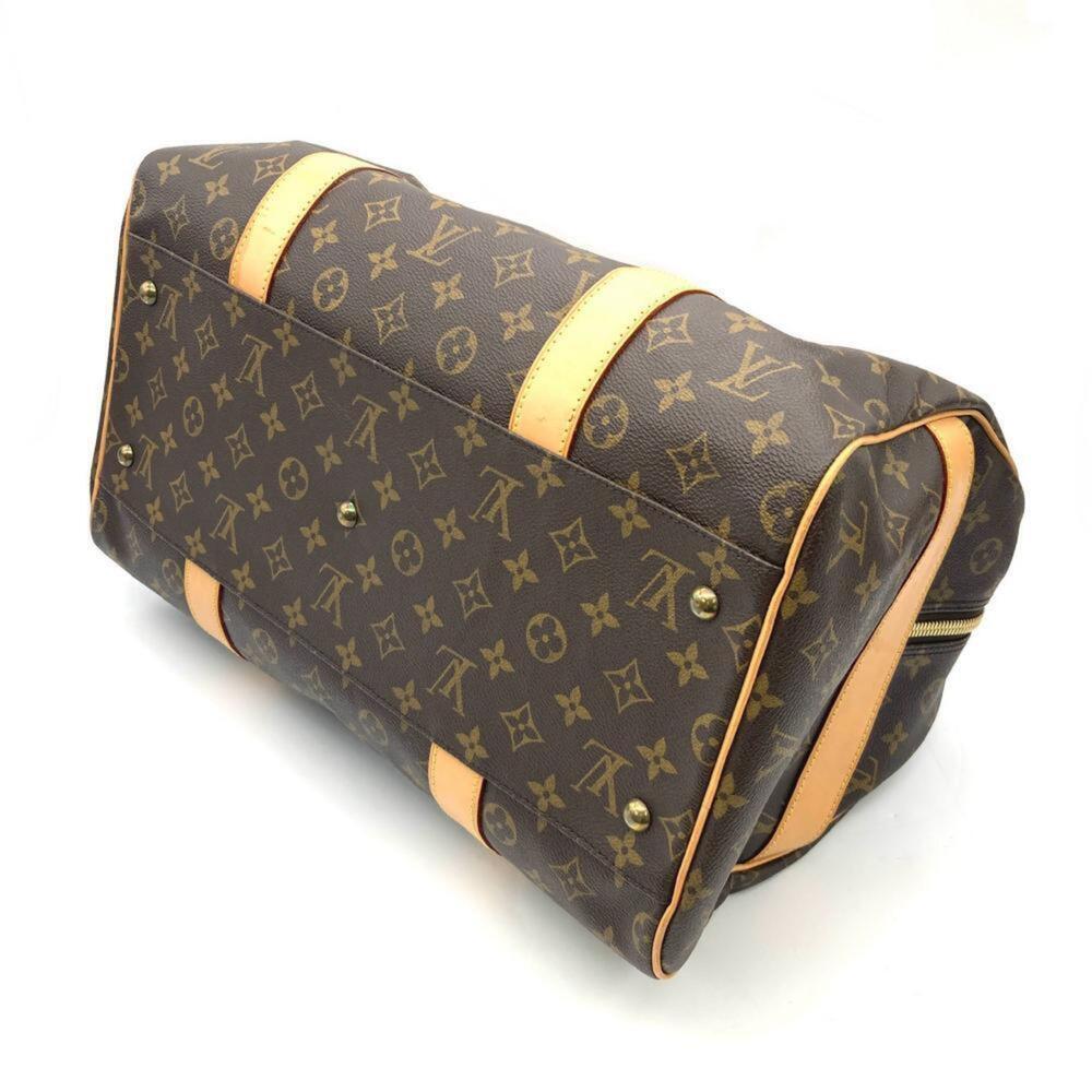 LOUIS VUITTON Authentic Brown Monogram Canvas Carryall Boston Bag - Picture 5 of 16